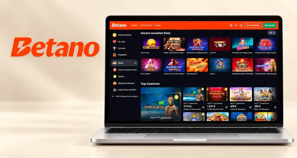 Slot-Lobby von betano.de